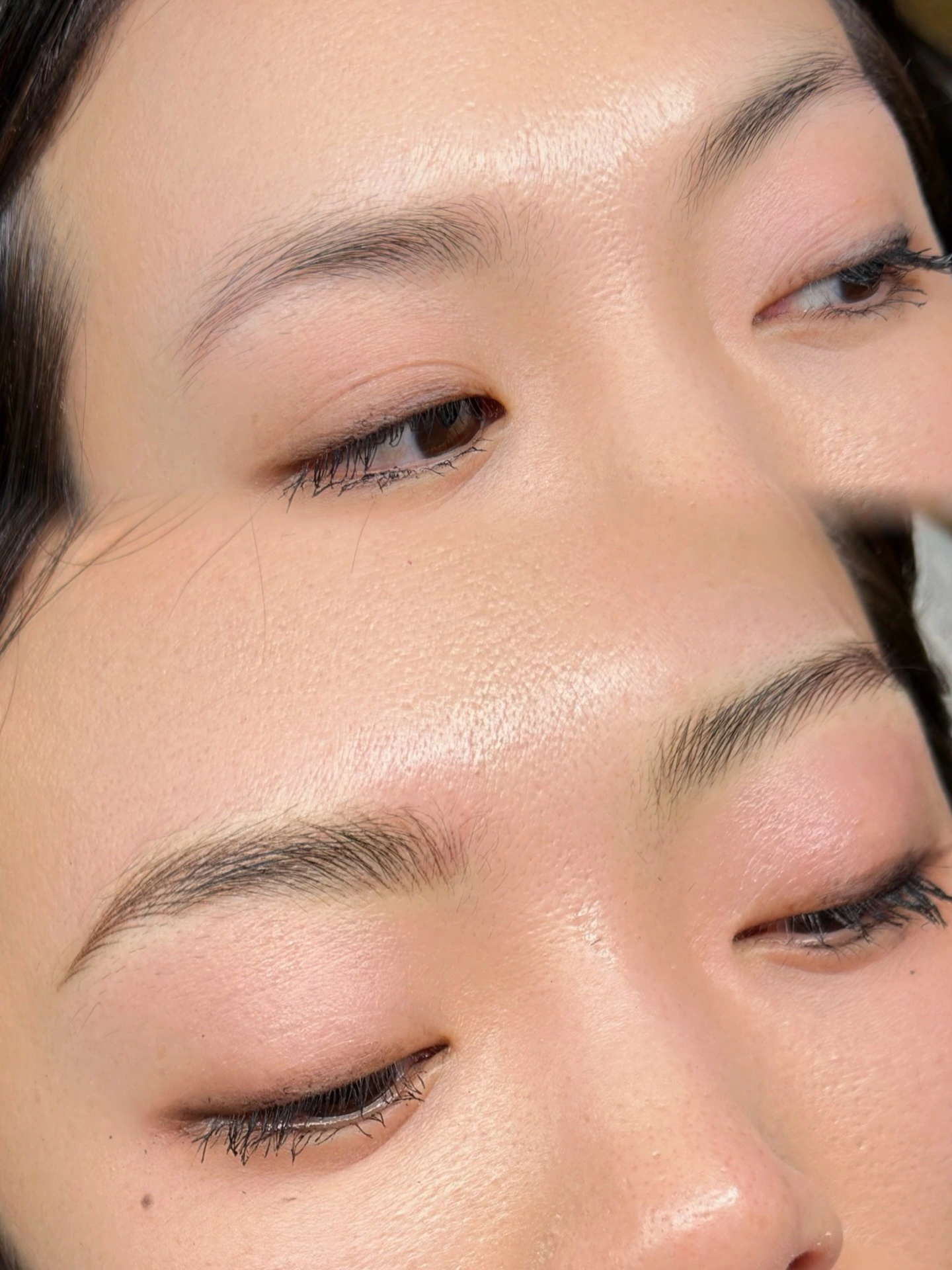 Nanoblading before and after Glen Waverley Melbourne